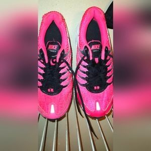 Pink Nike shoes
